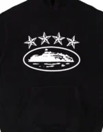 Corteiz Alcatraz Hoodie Black
