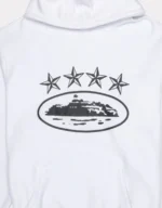 Corteiz 4Starz White Alcatraz Hoodie