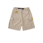 Corteiz Alcatraz Utility Cargo Shorts Beige