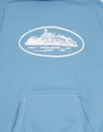 Corteiz Alcatraz Blue Hoodie