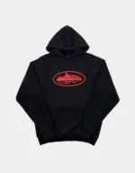 Corteiz Alcatraz 4Starz Hoodie Black/Red