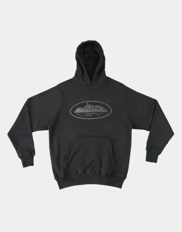 Corteiz Alcatraz Prison Edition Hoodie Black