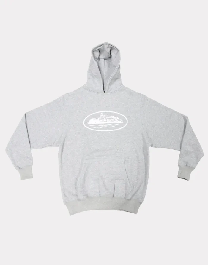 Corteiz Alcatraz 4Starz Hoodie Grey