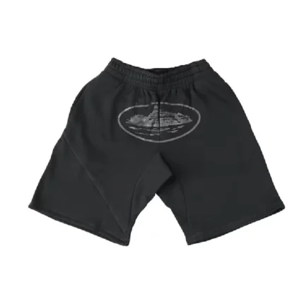 Corteiz Alcatraz Utility Shorts Triple Black