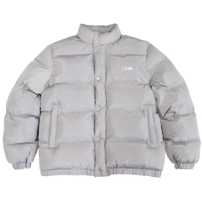Corteiz Bolo Puffer Jacket – Silver