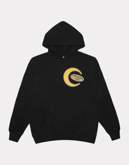 Corteiz Crescent Moon Hoodie Black
