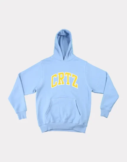 Corteiz Dropout Oversized Hoodie Baby Blue