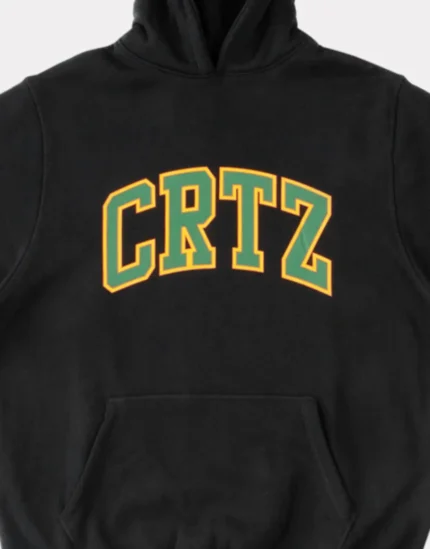 Corteiz Dropout Streetwear Hoodie Black