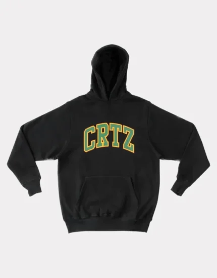 Corteiz Dropout Streetwear Hoodie Black