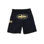 Corteiz Guerillaz 21′ Cargo Shorts Black/Yellow