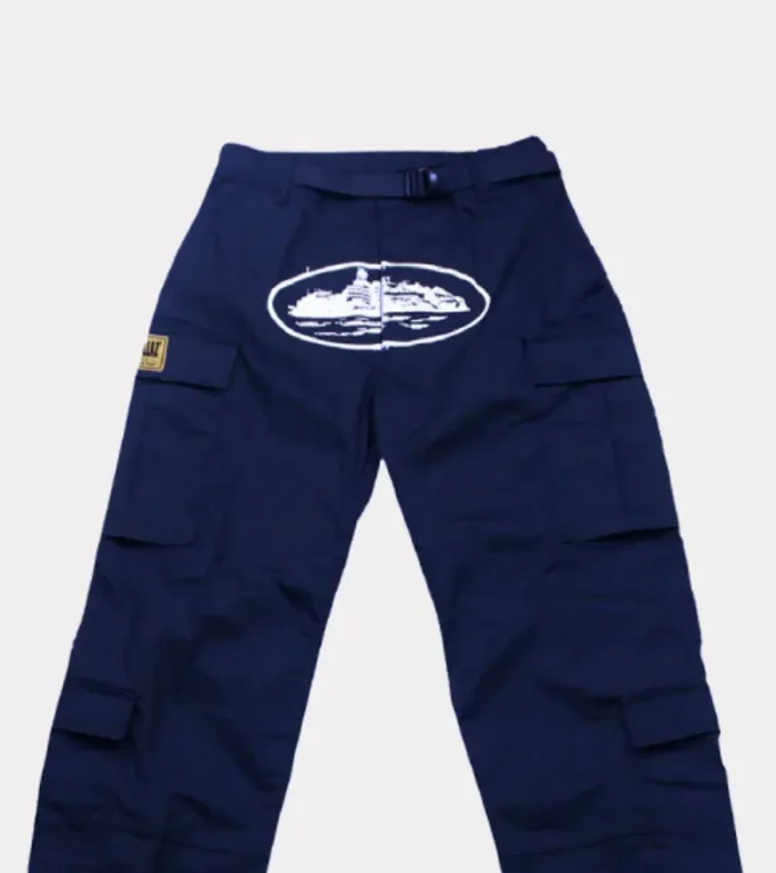 Corteiz Guerilla Tactics Cargo Pants Navy