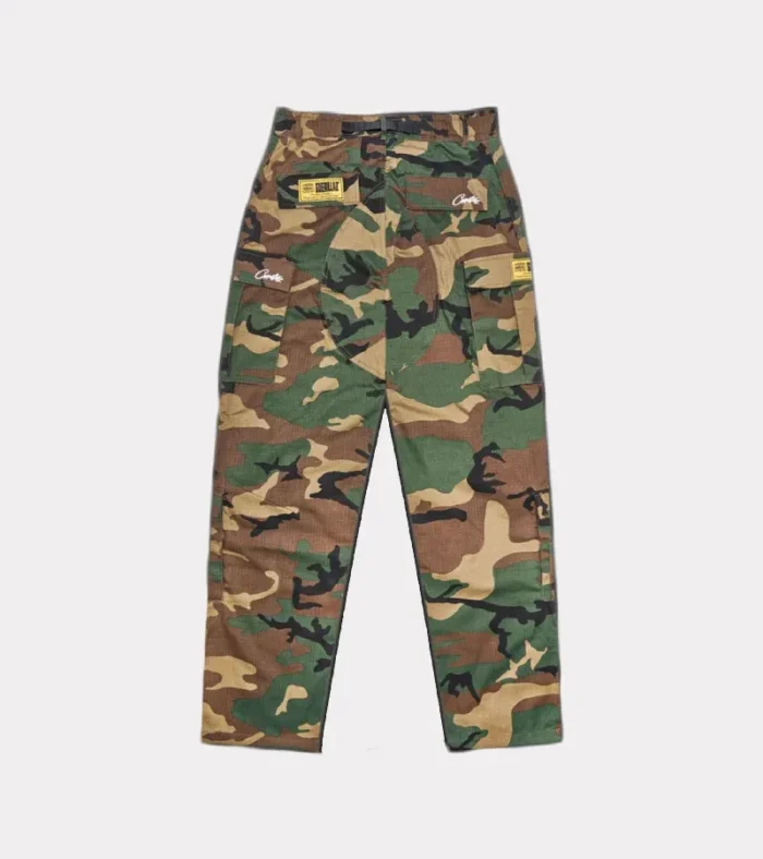 Corteiz Guerillaz Combat Cargos Woodland