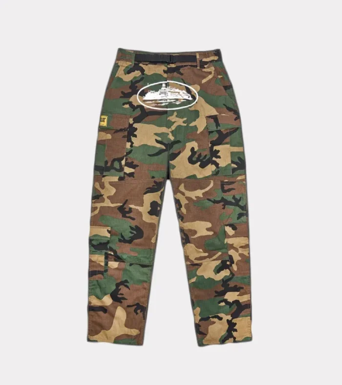 Corteiz Guerillaz Combat Cargos Woodland