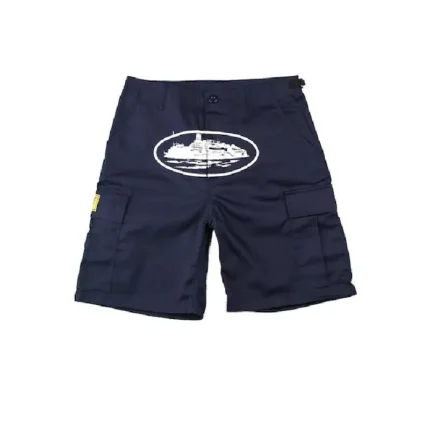 Corteiz Guerillaz Navy Classic Shorts