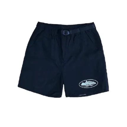 Corteiz Nylon Active Shorts Black