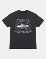 Corteiz 4Starz Alcatraz Tee Black