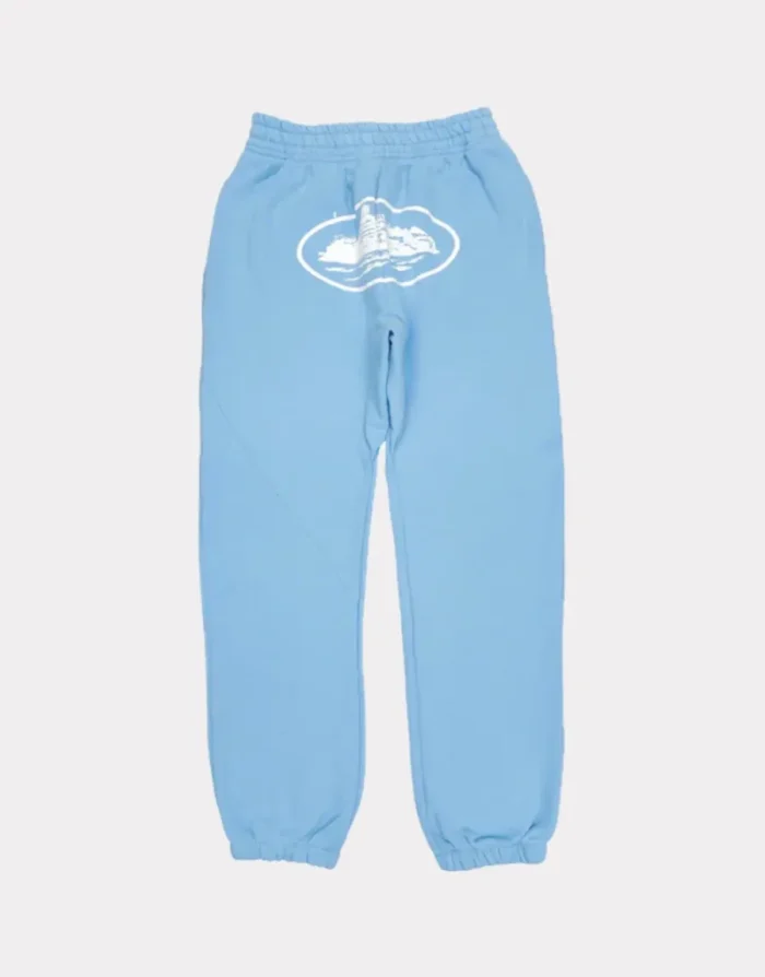 Corteiz Alcatraz Edition Joggers Blue
