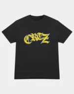 Corteiz Old English Script Tee Black