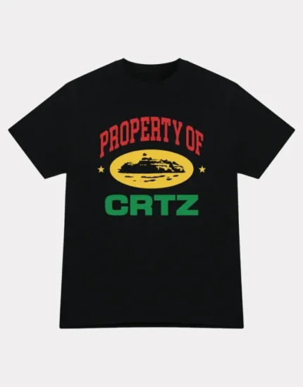 Corteiz Carni "Property of Crtz" Tee Black
