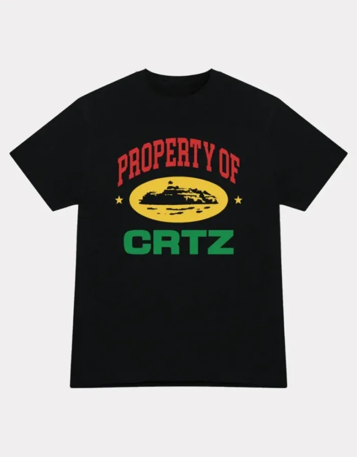 Corteiz Carni "Property of Crtz" Tee Black