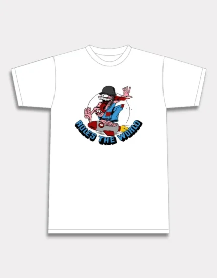 Corteiz Rocketman Graphic T-Shirt White