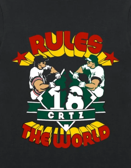 Corteiz RTW Classic Baseball T-Shirt Black