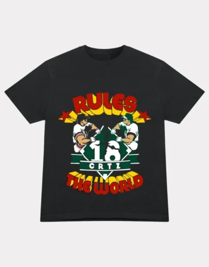 Corteiz RTW Classic Baseball T-Shirt Black