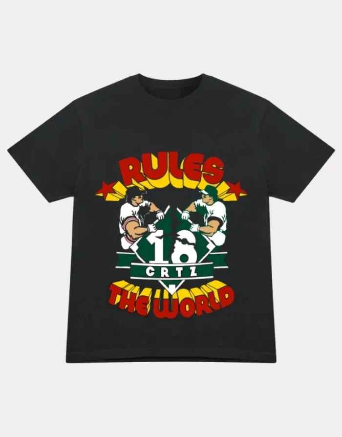 Corteiz RTW Classic Baseball T-Shirt Black