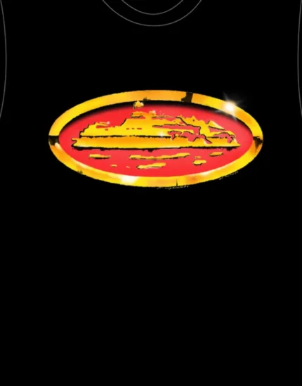 Corteiz Shiny Alcatraz Tee Black