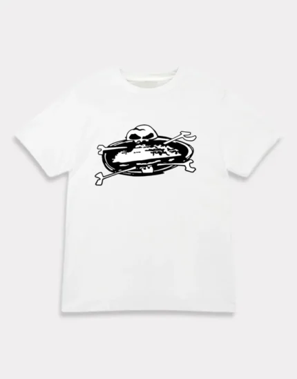 Corteiz Skull Island Tee White