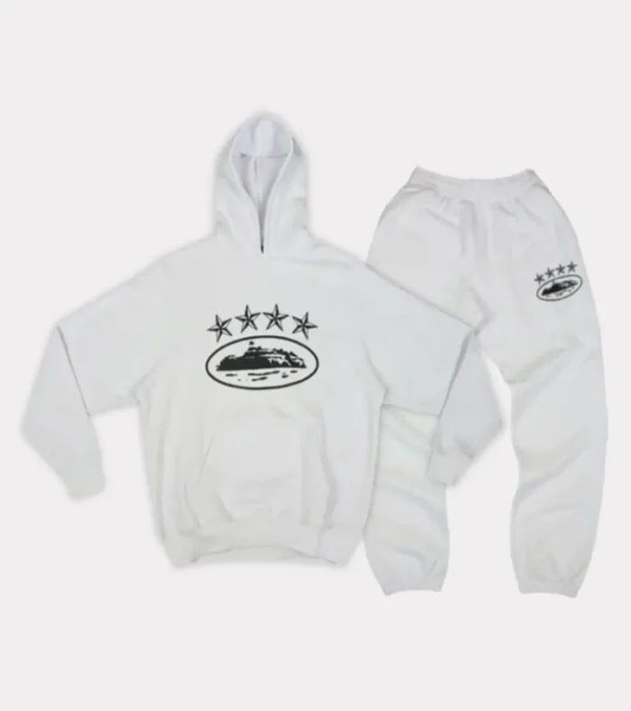 Corteiz CRTZ Tracksuit White Edition