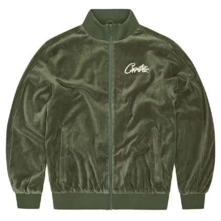 Corteiz VVS Luxury Velour Jacket – Green
