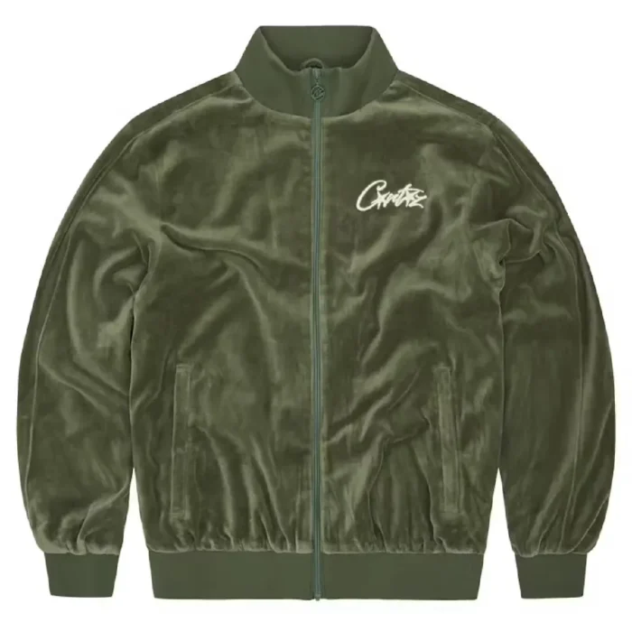 Corteiz VVS Luxury Velour Jacket – Green
