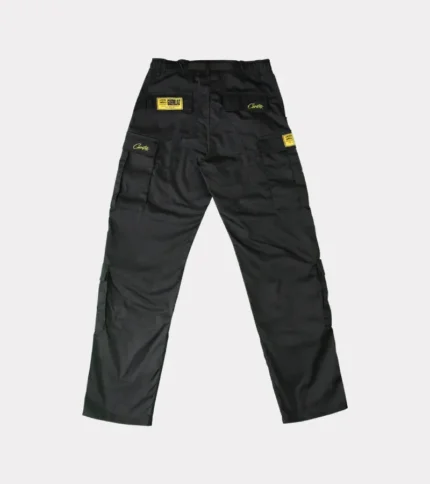 Corteiz YG Guerillaz Cargos Black/Yellow