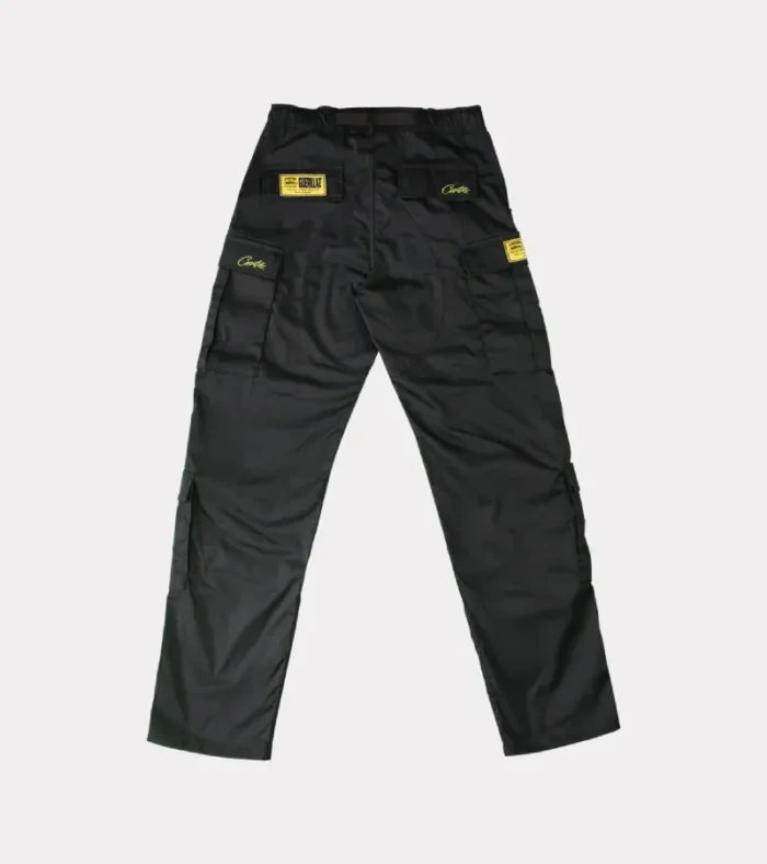 Corteiz YG Guerillaz Cargos Black/Yellow
