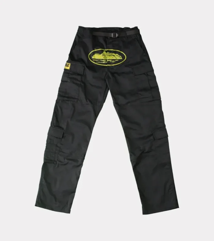 Corteiz YG Guerillaz Cargos Black/Yellow