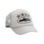 Corteiz Alcatraz 4Starz Trucker Hat Grey