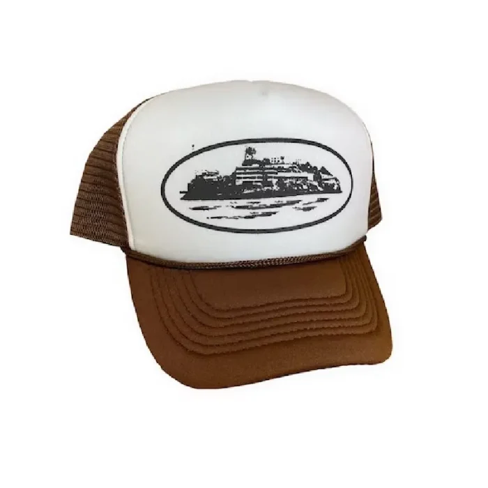 Corteiz Alcatraz Classic Trucker Cocoa