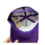 Corteiz Alcatraz Mesh Trucker Hat Purple