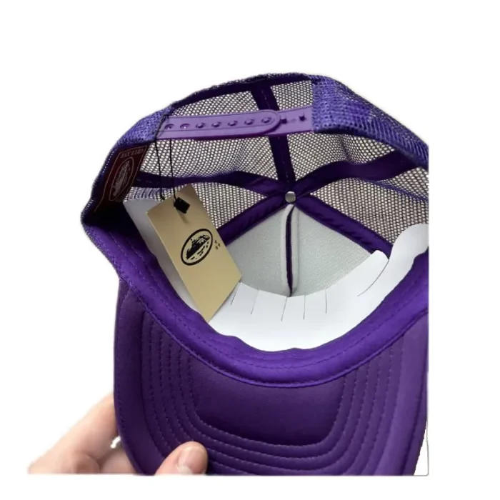 Corteiz Alcatraz Mesh Trucker Hat Purple