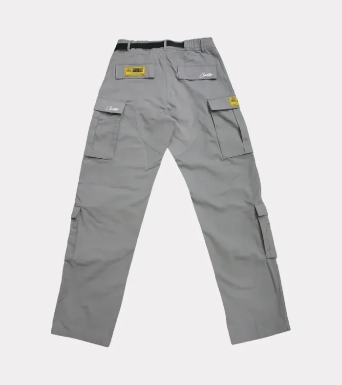 Corteiz Alcatraz Utility Cargos Grey