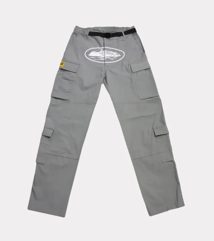 Corteiz Alcatraz Utility Cargos Grey